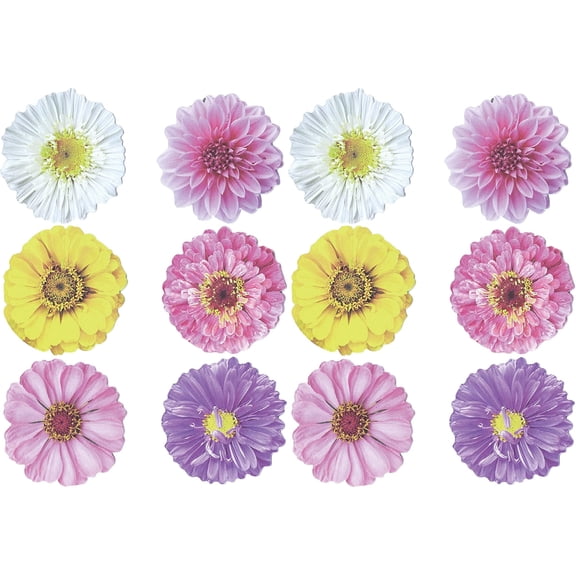 12pcs Sticky Notes Flowers Sticky Memo Pads Sticky Note Pad Floral Self-Stick Notepad Stickies