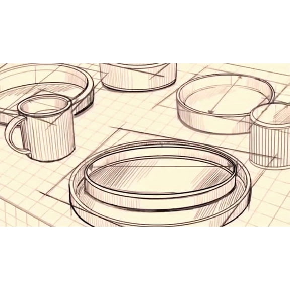 12pcs Stoneware Dinnerware Sets, Round Plates And Bowls Set for 4, Ribbed, Dishwasher And Microwave-safe, Full Glaze Matte White, Best for Christmas, Perfect for Thanksgiving