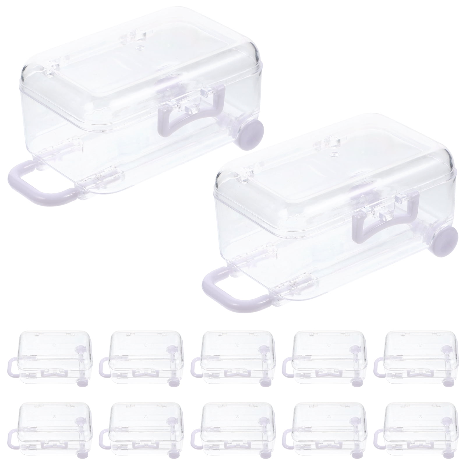 12pcs Suitcase Shaped Candy Boxes Mini Suitcase Gift Box For Wedding 12pcs suitcase shaped candy boxes mini suitcase gift box for wedding