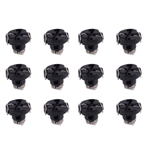 12pcs T3 White 1210 3528 SMD LED Dashboard Dash Light Lamp Bulb for Car
