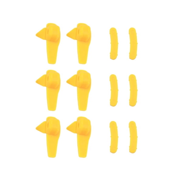 12pcs Tyre Changer Part Nylon Mount Demount Duck Insert Rim Protector