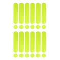 thumbnail image 1 of 12pcs Universal Reflective Safety Stickers for Helmet Adhesive Tape Reflector for Bicycle Motorcycle Helmets Green, 1 of 6