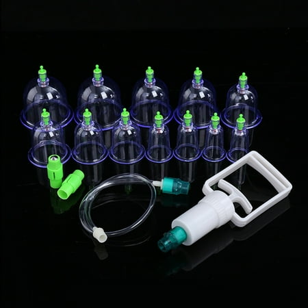 12pcs Vacuum Cupping Cups Suction Therapy Device Body Massager Cupping Tool