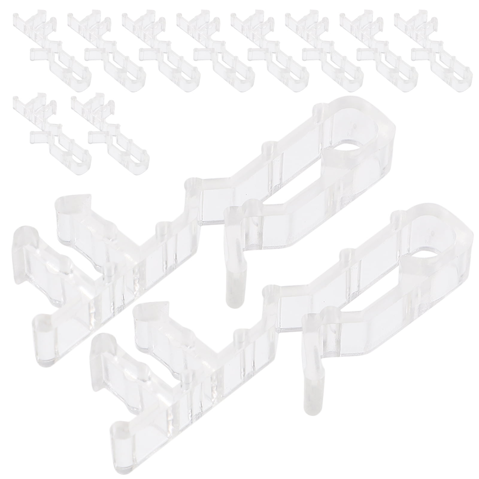 12pcs Valance Clips Replacement Blind Clamps Vertical Curtain Valance