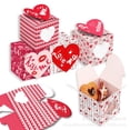 thumbnail image 1 of 12pcs Valentine's Day Cupcake Boxes with Clear Window Love Theme for Cookies And Candies, 1 of 8