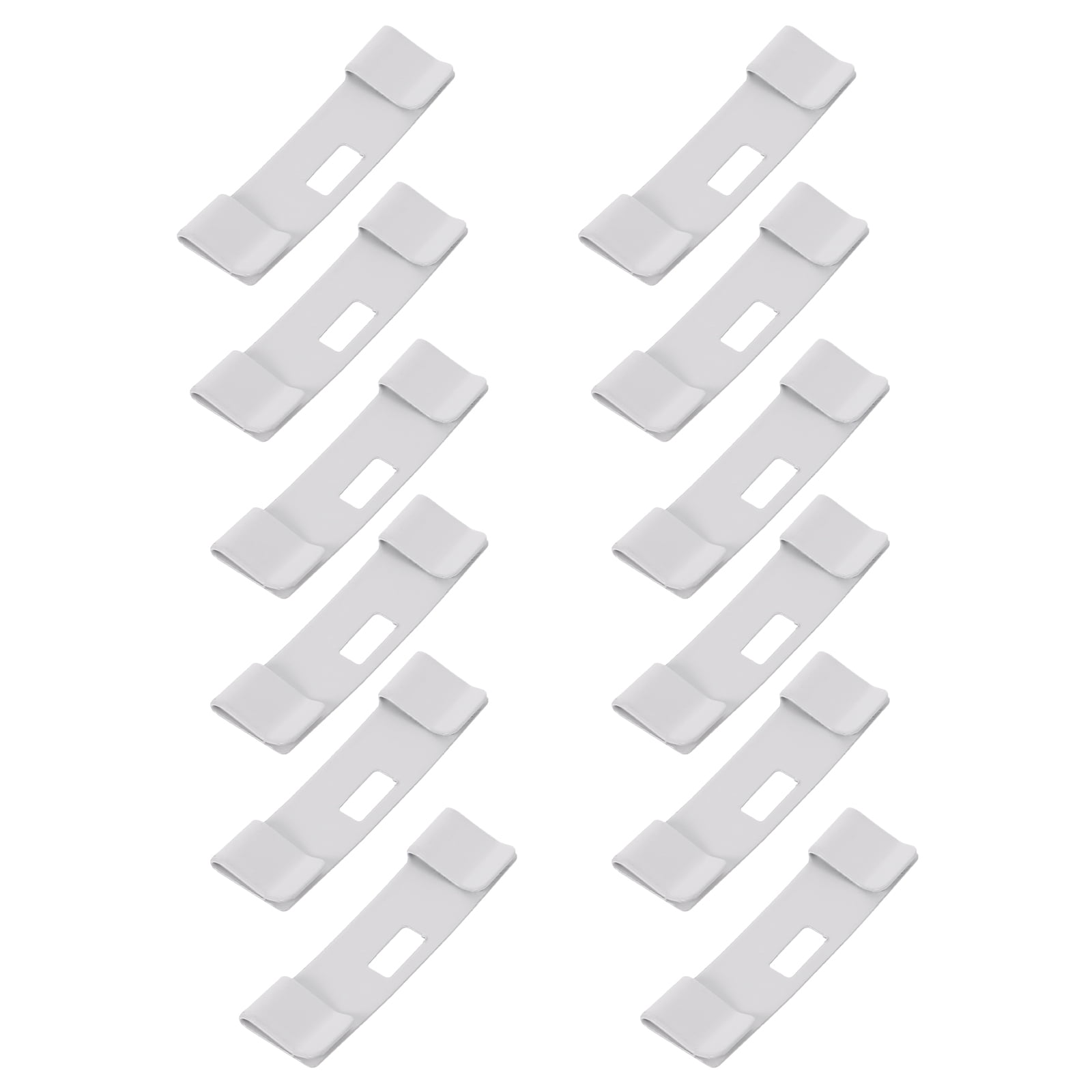 12pcs Vertical Blind Repair Clips White Metal Vane Savers Curved Window