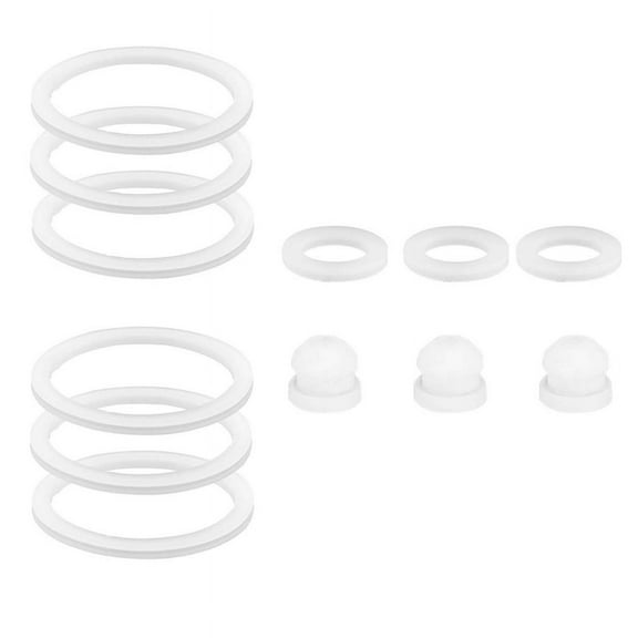 12pcs Water Bottle Gasket Replacement for DRINCO 14/18/22/32/40/64oz, Silicone Straw Lid Vent Hole Gaskets Spout Gasket