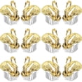 thumbnail image 1 of 12pcs Wedding Candy Boxes Swan Shaped Candy Containers，Fillable Ornaments European Style Candy Containers Chocolate Storage for Party Wedding Christmas Favors（Gold）, 1 of 9