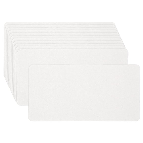 Uxcell 12Pcs Denim Iron on Patches for Clothes Denim Patches Iron on White