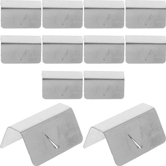 12pcs Wind Deflector Clips Car Windshield Clips Wind Deflector Channel Fixing Clips