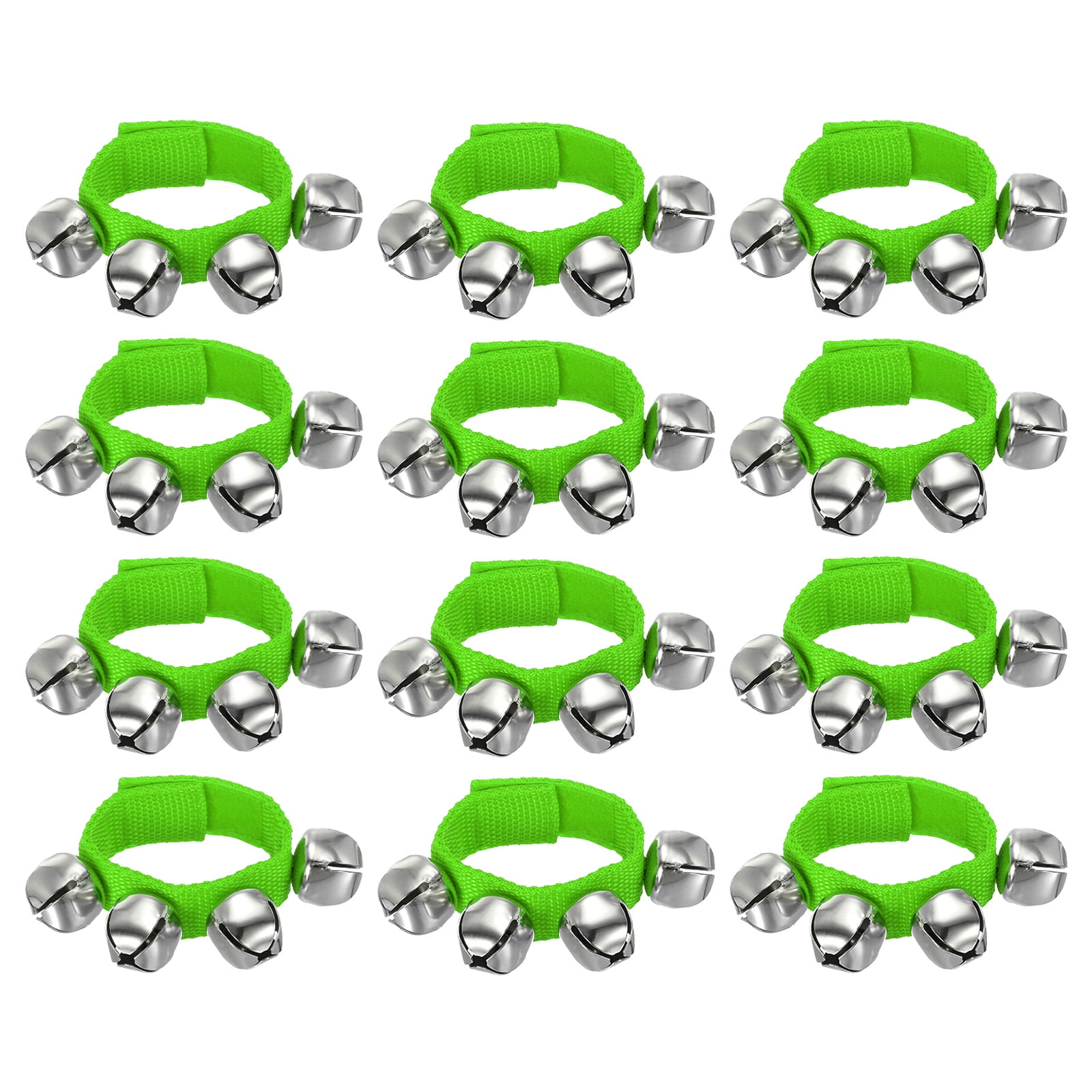 12pcs Wrist Bells, Jingle Bells Ankle Bells Percussion Instruments