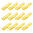 thumbnail image 1 of 12pcs Yellow Satin Table Napkins Bright Table Napkin for Event Wedding Party Table Decoration,20×20 Inch, 1 of 6