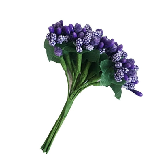 HOOWIFFY 12Pcs Artificial Berries Decorative Fake Fruit for Wedding, Coffee Shop, Home and Party Decoration