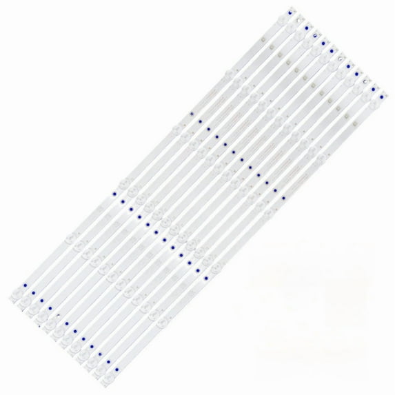 12pcs/kit LED Backlight Strips For 60" TV RCA RNSMU6039 PROSCAN PLED6055 JL HRS_SQY60A114_6X12_2W_MCPCB 12mm_V1 AE0110511 AE0110696 V1-96965
