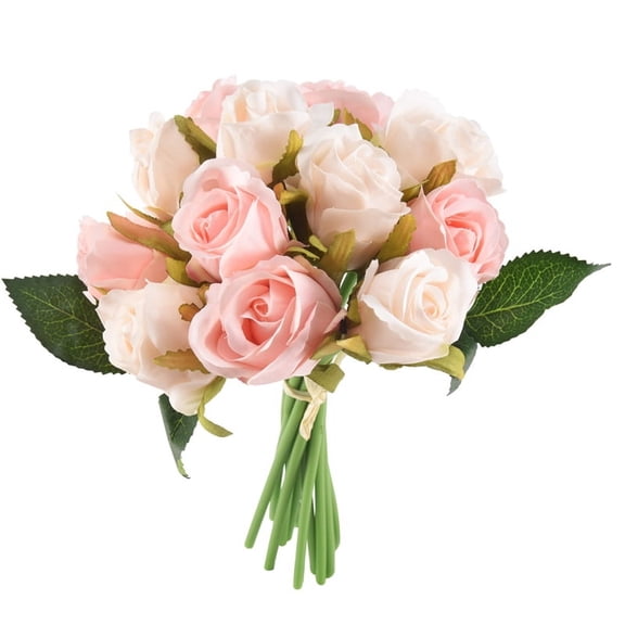 12pcs/lots Artificial Flowers Wedding bouquet Thai Royal Silk flowers Home Decoration Wedding Party DecorChampagne