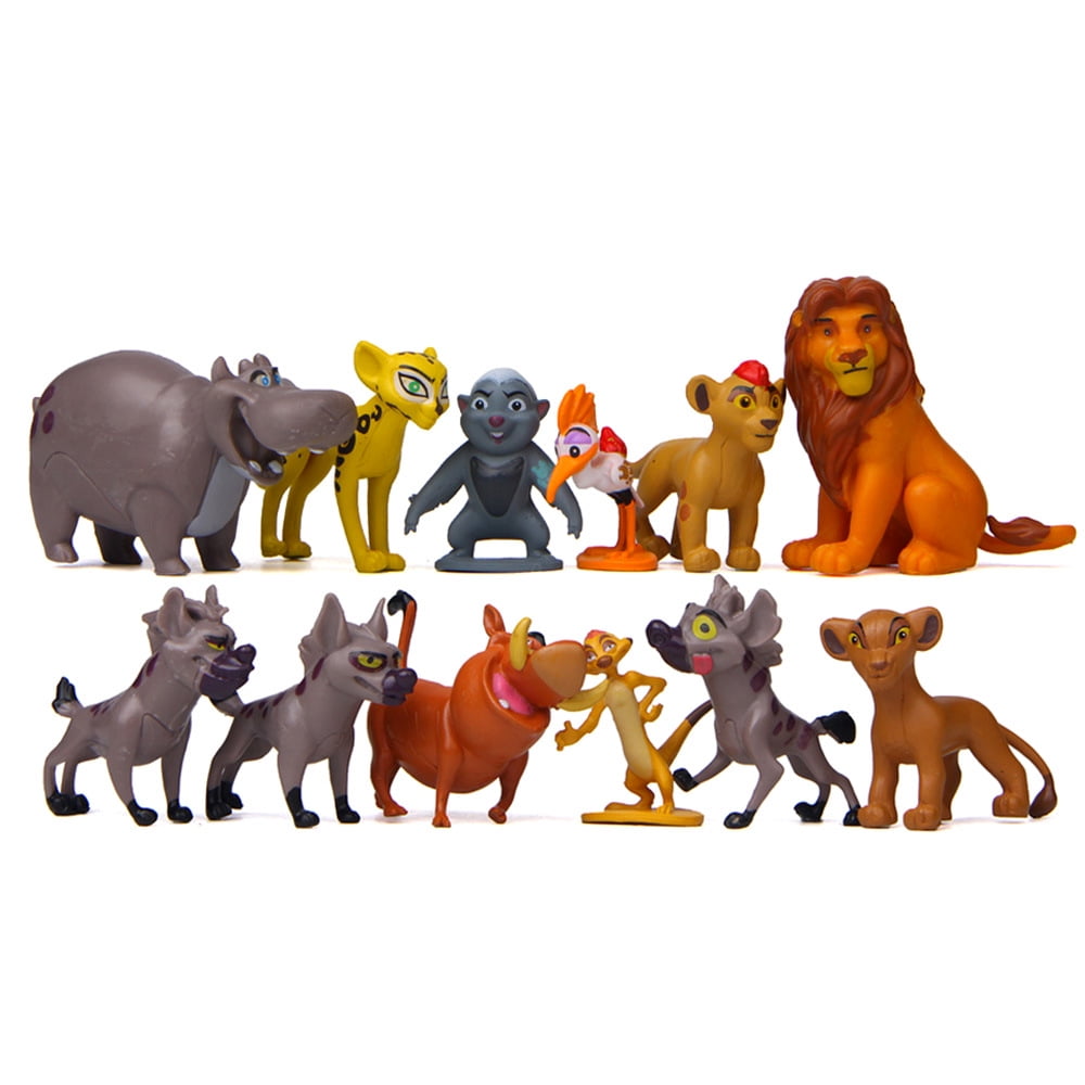 12pcs set The Lion King Kion Simba Bunga Beshte Fuli Ono PVC Action Figures Toys For Children Christmas Gift