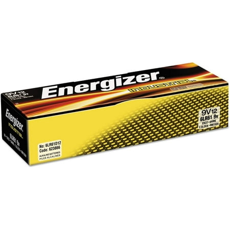 12pk Energizer 9v Industrial Battery Commercial Only — Residential Use, Standard Application