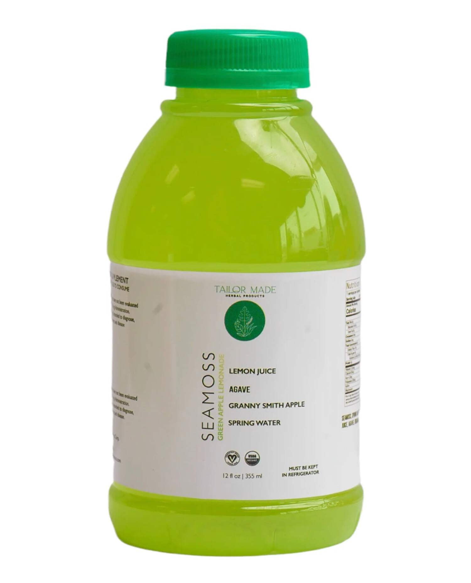 12pk Green Apple Seamoss Lemonade