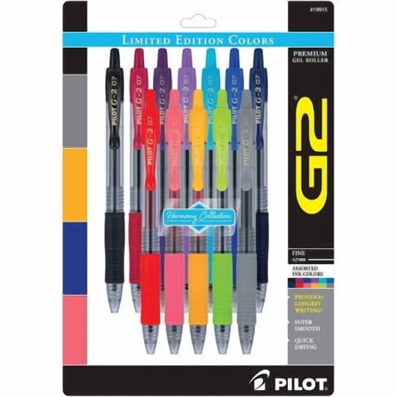 12pk Harmony Limited Edition Gel Pens Fine Point 0.7mm Multicolored Ink