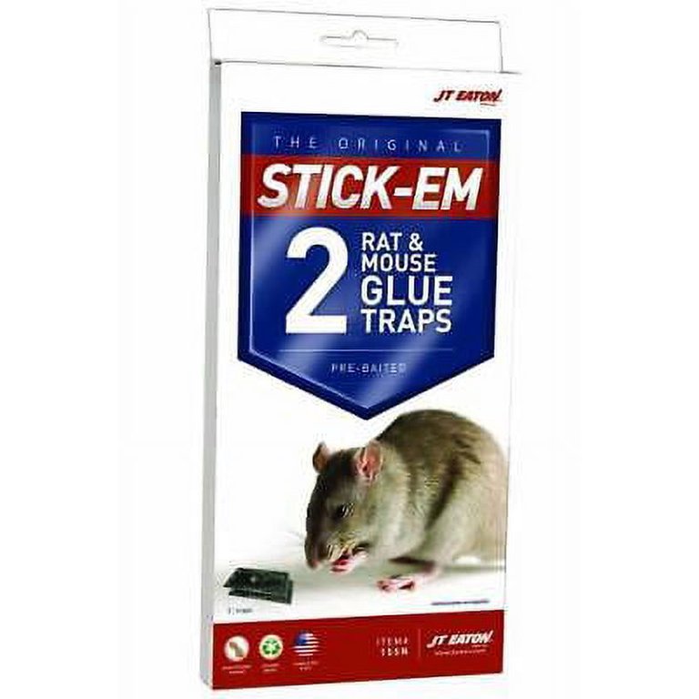 Stick-Em Rat and Mouse Glue Traps - 2 count