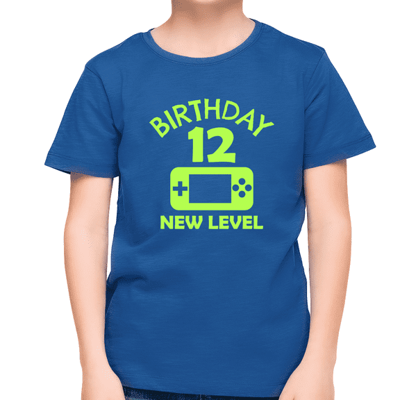 12th Birthday Boy 12 Year Old 12th Birthday Level 12 Gamer Shirts for 12th Birthday Boy Shirt