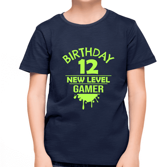 12th Birthday Boy Shirt 12 Year Old Birthday Shirt Gamer Shirt Birthday Shirt Boy 12th Birthday Gift