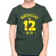 thumbnail image 1 of 12th Birthday Candle 12th Birthday Boy Shirt 12 Year Old Boy 12th Birthday Shirts for Boys Birthday Gift, 1 of 9