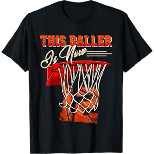12th Birthday Shirt For Boy Basketball 12 Years Old Kid Gift TShirt