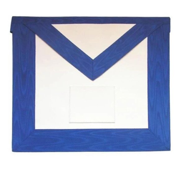 12th Degree Memphis Misraim French Regulation Apron - White & Royal Blue