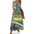 thumbnail image 1 of 12th Hole At Augusta National Golden Bell Sleeveless Dress Women's clothing long dresses for women Dress, 1 of 1