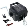 thumbnail image 1 of 12v 2000lbs Trailer Winch,Reversible Electric Winch, for Boats Up to 5000 Lbs, Galvanized Wire Rope, Rapid Mount, Handheld Remote,Power in and Manual Out, 1 of 18