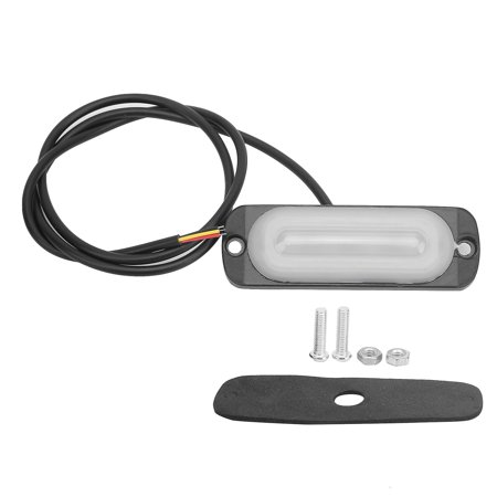 12v 4led Emergency Flashing Yellow Light Signal Warning Lamp For Car Motorcycle Truck Van