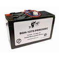 thumbnail image 1 of 12v 7.5Ah Rechargeable Sealed Lead Acid (Rechargeable SLA) High Rate Battery ~ BGH-1275-PR9030EC, 1 of 2