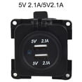 thumbnail image 1 of 12v CBE C-Line Dual Double USB Socket Module Charger Campervan Caravan Motorhome, 1 of 9