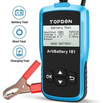 12v Car Auto Battery Load Tester on Cranking System and Charging System Scan Tool, TT Topdon AB101 100-2000