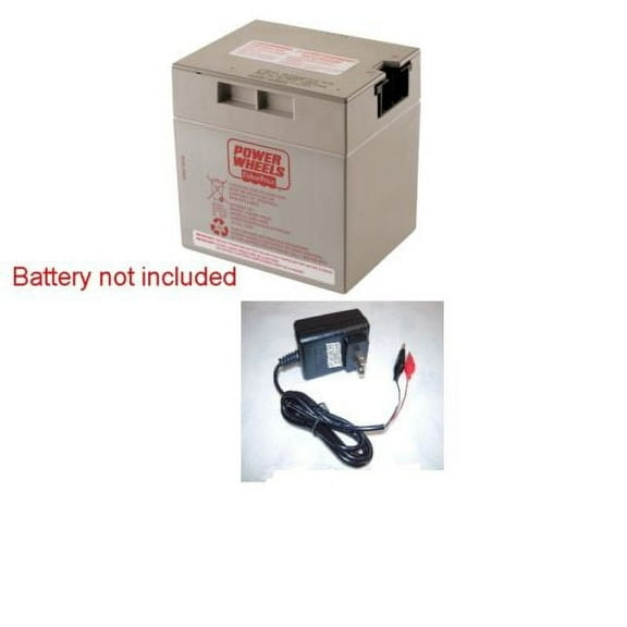 12v Clip Charger for Grey Power Wheels Battery PLEASE SEE PHOTOS & SEE DESCRIPTION BEFORE ORDERING