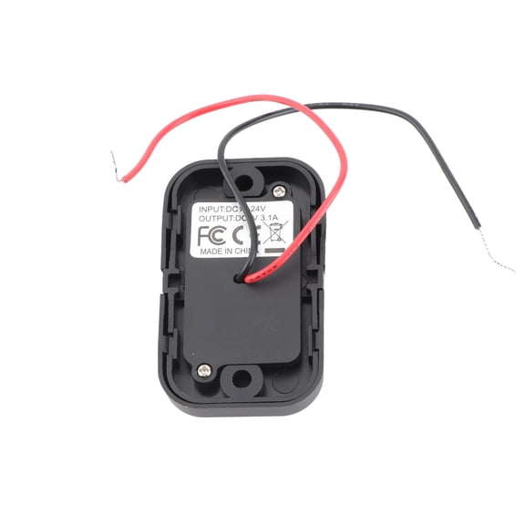12v Dual USB Outlets 3.1A Car Adapter Power Socket 12-24V With Dust Cap For Car Bus Truck RV Marine Boat Motorcycle