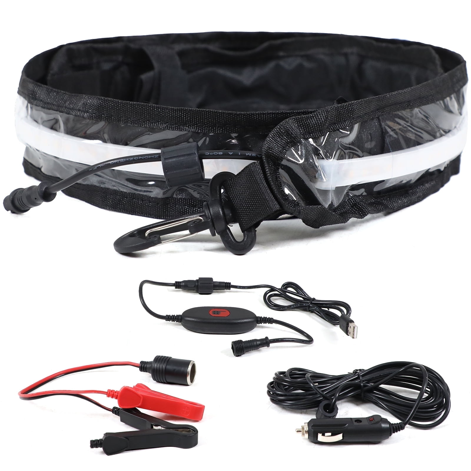 12v Led Light Strip RV Awning Lights with 2835 LED Chips Cabinet Lights, Waterproof IP65 Camping Light Flexible Strip for Outdoor Camping and Overland