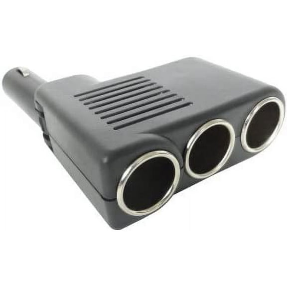 12v Socket Splitter 12 Volt Cigarette Lighter Adapter Plug (1 to 3 Port Converter)
