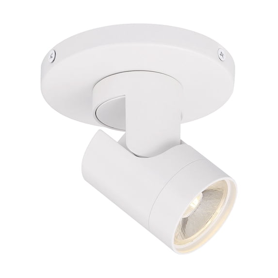 Nuvo Lighting - 4.75 Inch 12W 1 LED Monopoint Flush Mount-White Finish