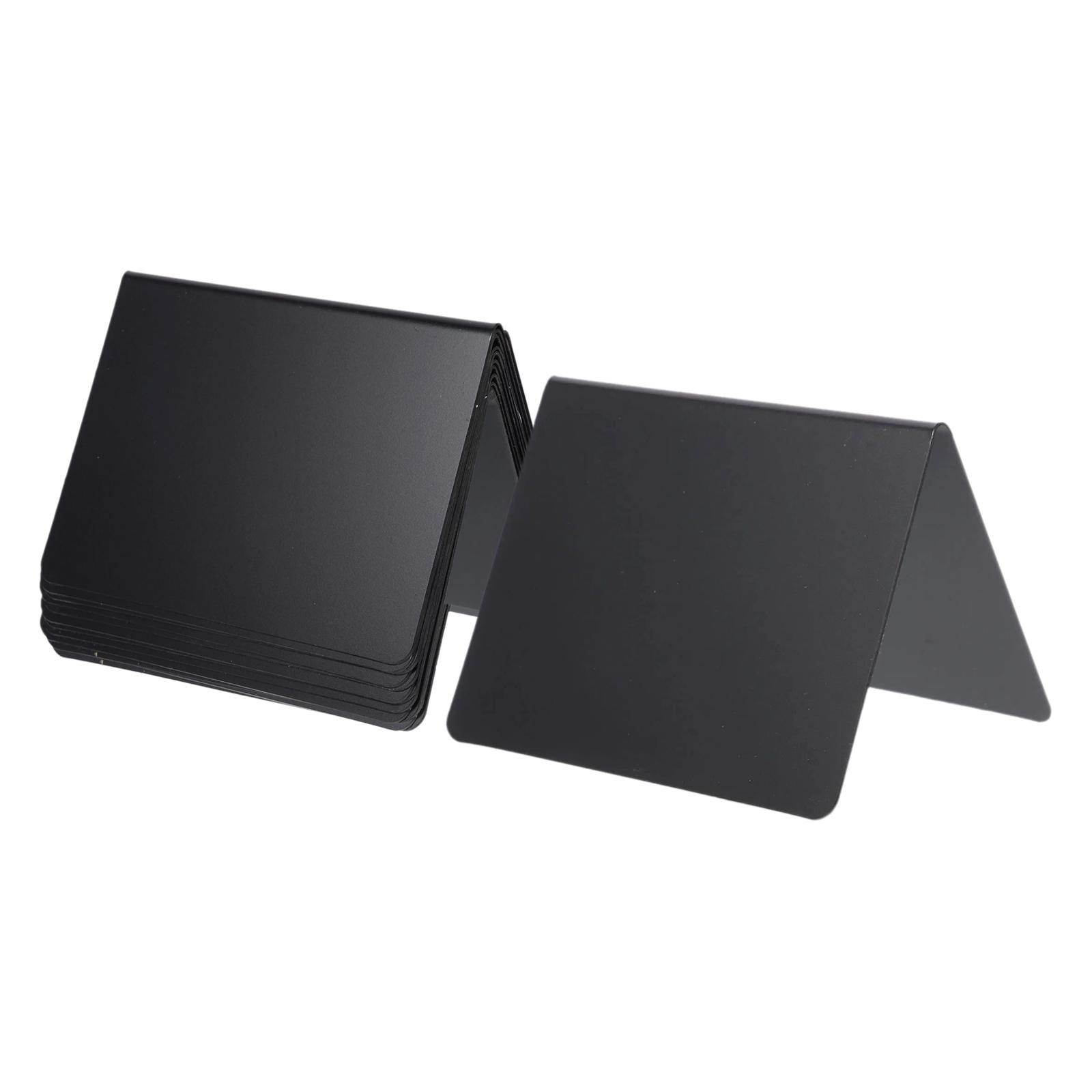 12x Blackboard Tag Small Chalkboards Signs Food Labels Place Cards