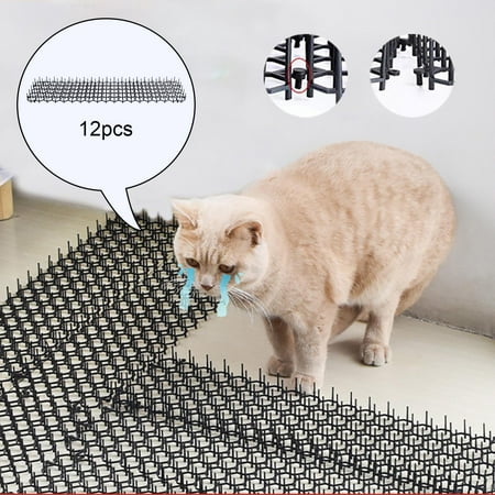12x Cat Deterrent Mat Planter Protection Anti Climb Strip Garden Animal Sofa