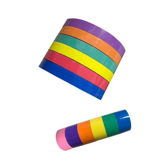 12x Colorful Sticky Ball Tapes, DIY Crafts Educational Toys Sensory Toy Decorative Funny Creative, for Relaxing Kids Adult.