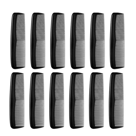 12x Hair Combs Pocket Fine Plastic Hair Combs For Women Dressing Comb Men Lot Y0 Z5X8