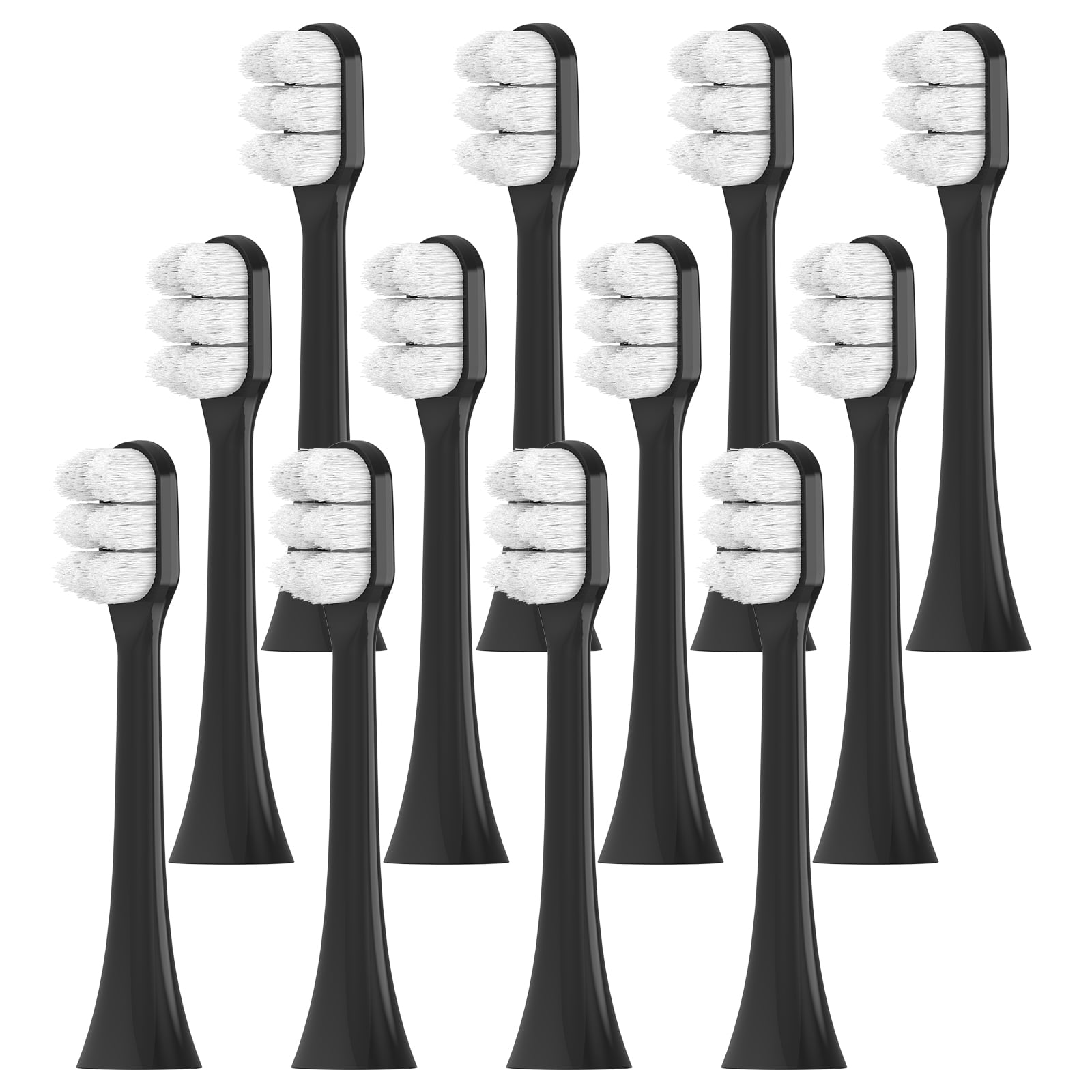 12x Replacement Toothbrush Heads Ultra Soft Nano Bristles for Sensitive Teeth and Gums Care Compatible with Philips Sonicare Electric Toothbrush Brush Head Refills 1100 2100 4100 5100 5300 6100 7500