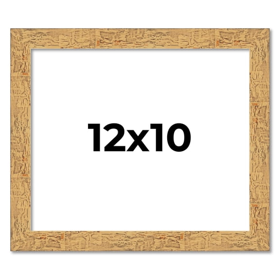 12x10 Frame Beige Real Wood Picture Frame Width 1.25 inches | Interior Frame Depth 0.5 inches |