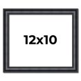 thumbnail image 1 of 12x10 Frame Black Real Wood Picture Frame Width 1.25 inches | Interior Frame Depth 0.5 inches |, 1 of 8