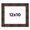 thumbnail image 1 of 12x10 Frame Brown Burl Real Wood Picture Frame Width 1.625 Inches | Interior Frame Depth 0.5 Inches, 1 of 8