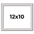 thumbnail image 1 of 12x10 Frame Silver Inner Slope Bevel Picture Frame | 1 Inch Moulding Width | 0.75 Inch Rabbet Depth, 1 of 8