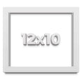 thumbnail image 1 of 12x10 Shadow Box High Gloss White Display Frame | 1.625 Inches Deep | 1 Inch Moulding Width | Solid, 1 of 4